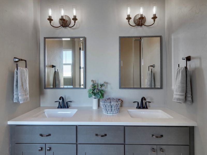 Contemporary Vanity with Vessel Sink