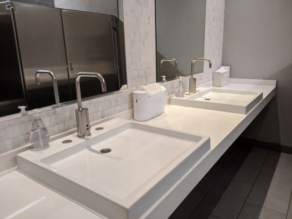 Office Bathroom Renovation in Eagle