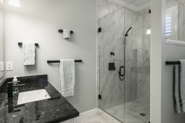 Granite Shower Installation in Eagle